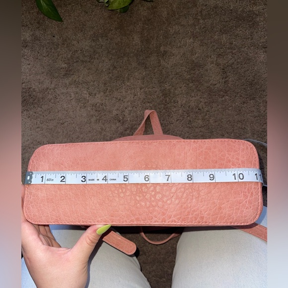 Roxy Pebble Leather Backpack Purse - Picture 5 of 7